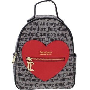 JUICY COUTURE Mini Backpack Whole Lotta Love Heart Logo Bag